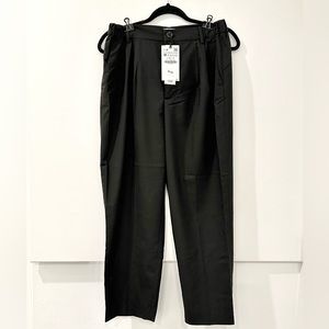 Zara Pleated Taper Ankle Length Pants